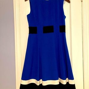 Royal blue knee length dress by Calvin Klein size 4